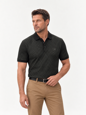 Capri Khaki & Black Polo