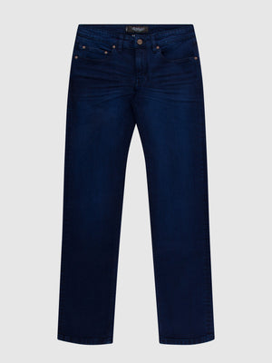 Straight Fit Mid Stretch Hurst Blue Blue Jeans