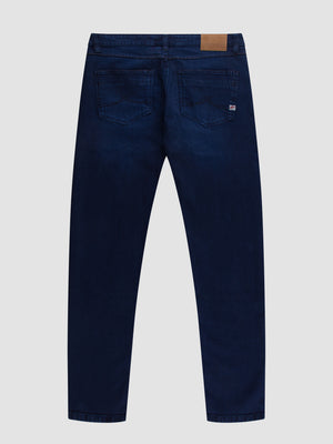 Tapered Fit Mid Stretch Hurst Blue Blue Jeans