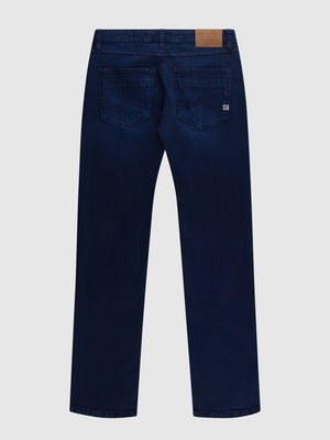 Straight Fit Mid Stretch Hurst Blue Blue Jeans