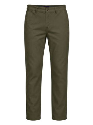 Slim Fit Mid Stretch Casual Bromley Khaki Chino Trouser