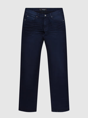 Straight Fit Mid Stretch Skylark Navy Jeans