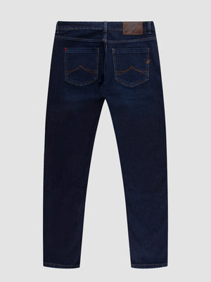 Tapered Fit Mid Stretch Corvette Dark Jeans