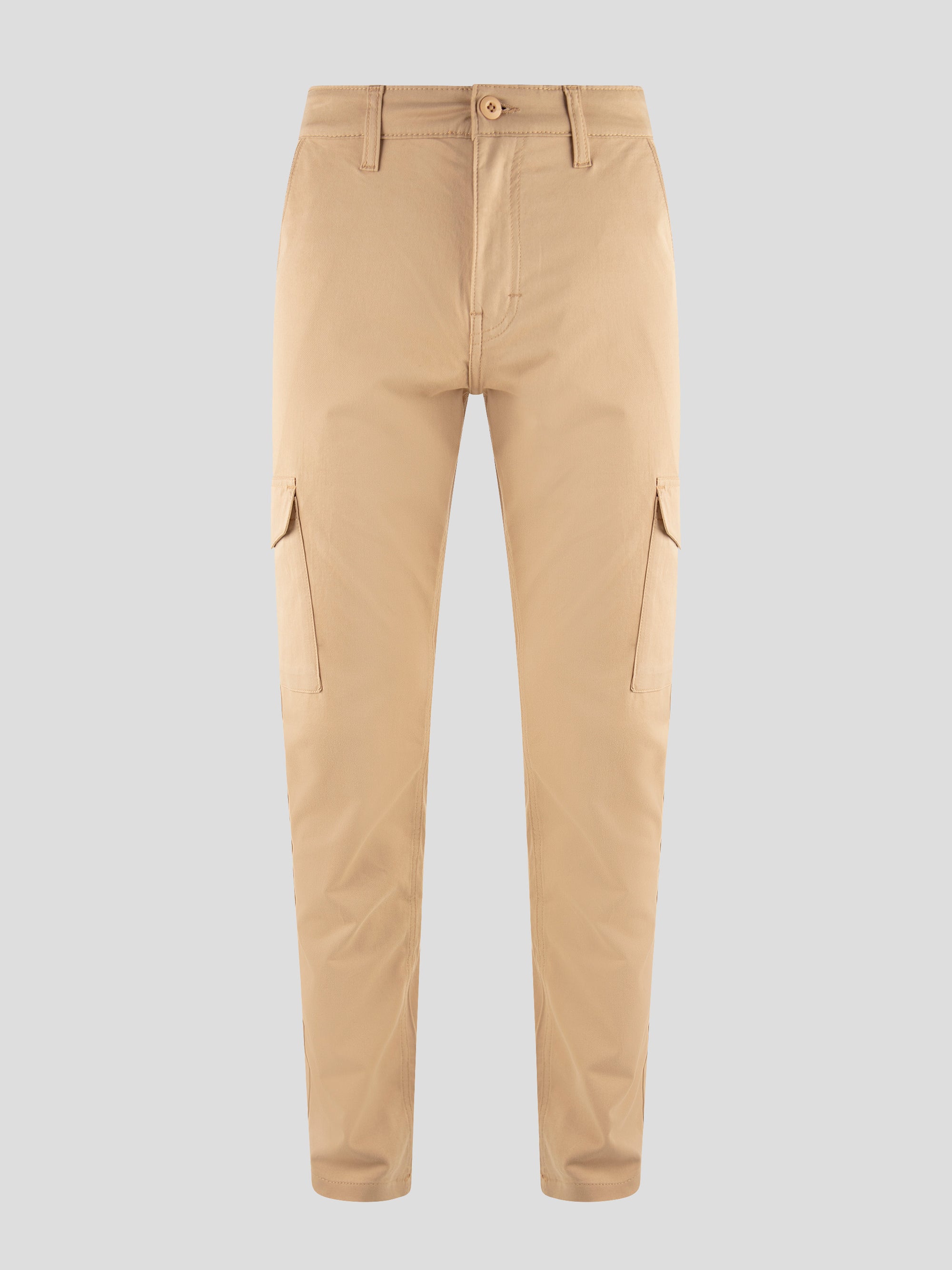 Tapered Fit Sahara Stone Cargo Pant