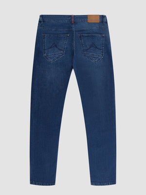 Tapered Fit Sundown Dark Wash Jean