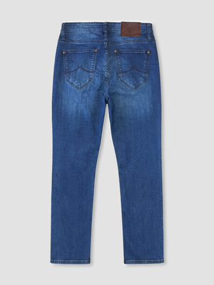 Tapered Fit Seltzer Blue Black Denim