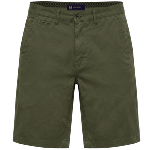 Mid Stretch Weymouth Dark Khaki Chino Shorts
