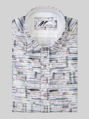 Goro White & Multi S/S shirt