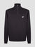 Regular Fit Triumph Black Quarter Zip Sweater