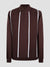Regular Fit Daytona Dark Oak Knitted Long Sleeve Polo