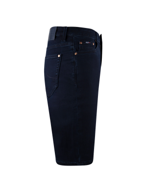 Flex Active Blue Black Denim Short