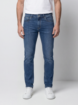 Tapered Fit Flex Indigo Mid Jean