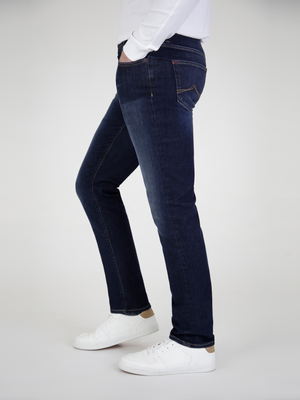 Tapered Fit Flex Active Dark Denim Jean