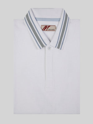 Gela White Polo
