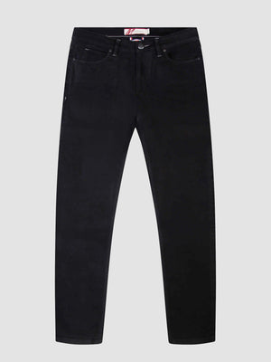 Tapered Fit Huckster Black Jean