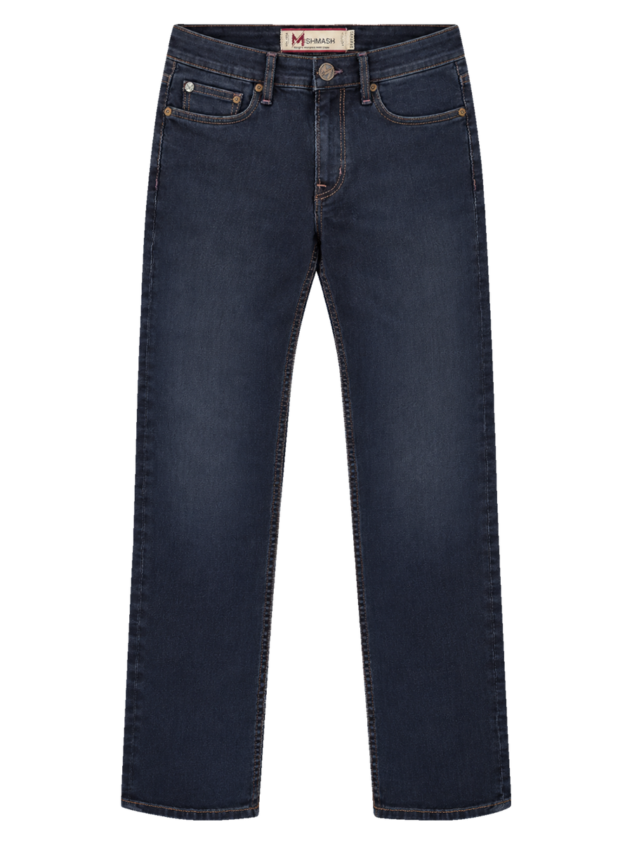 Straight Fit Impact Blue Black Jean