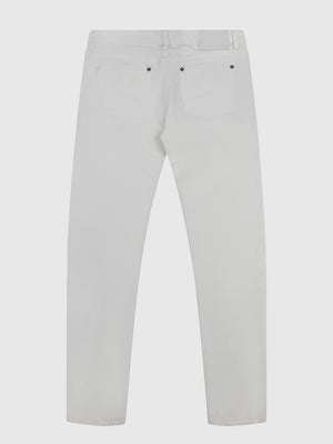 Tapered Fit Lot XX White Denim Jean