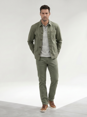 Capri off Wht & Sage Polo
