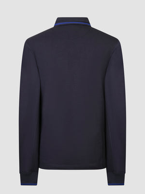 Reservior Navy L/S Polo