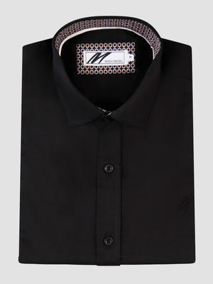 Rosewood Black S/S Stretch Shirt