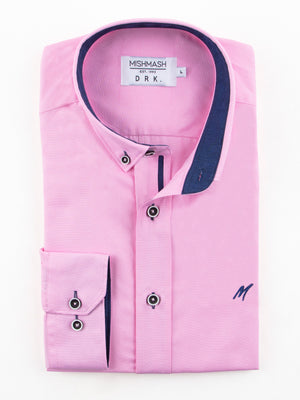 Regular Fit Summit Pink Oxford Long Sleeve Shirt