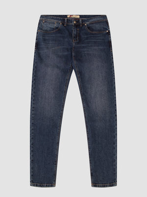 Tapered Fit Mid Stretch Sentinel Mid Denim Jeans