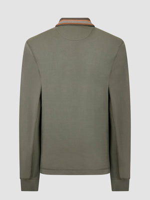 Space Khaki L/S Polo