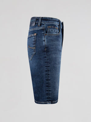 Flex Active Mid Denim Short