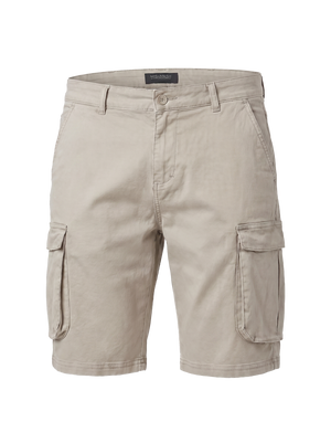 Mid Stretch Tden Stone Cargo Shorts