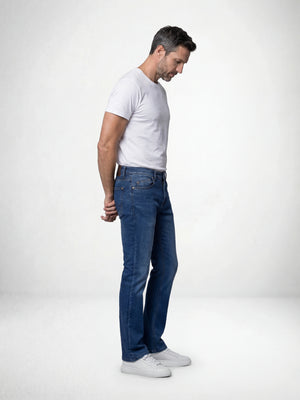Bootcut (Flare) Seltzer Blue Black Denim