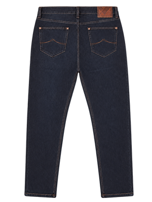 Tapered Fit Impact Blue Black Jean