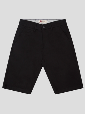 Mid Stretch Weymouth Black Chino Short