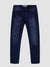 Tapered Fit Mid Stretch Bradley Blue Black Denim Jeans