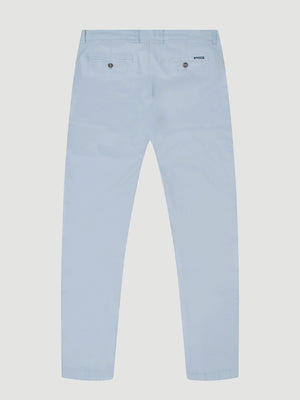 Tapered Fit Bromley Casual Sky Blue Chino Trouser