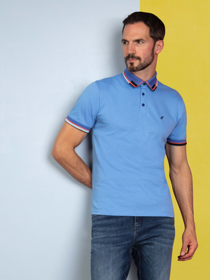 Carlo Blue Bonnet Polo