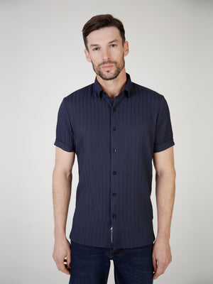 Elio Navy S/S Shirt