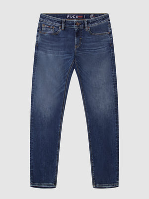 mens uk mid denim jean tapered fit