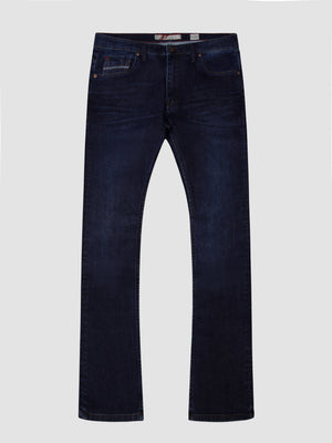 Slim Bootcut (Slight Flare) Fit Lake Dark Denim Jean