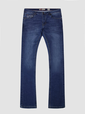 Slim Bootcut (Slight Flare) Fit Lake Mid Denim Jean