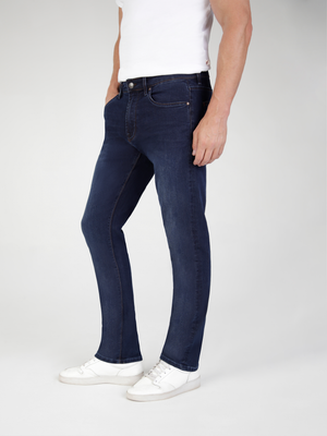 Bootcut (Flare) Fit Mid Stretch Lot XX Blue Black Jeans