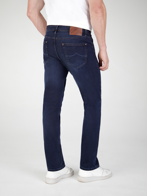 Straight Fit Mid Stretch Lot XX Blue Black Jeans