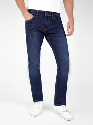 Tapered Fit Mid Stretch Lot XX Dark Stretch Jeans