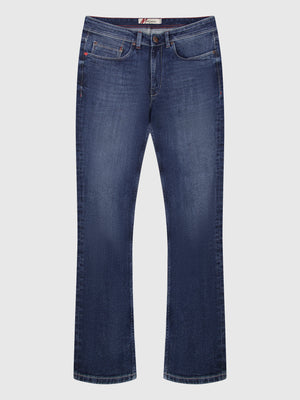 Bootcut (Flare) Fit Low Stretch Merengo Mid Denim Jean