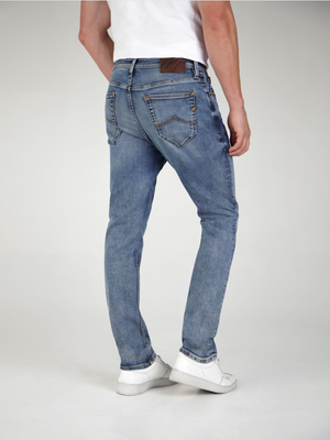 Tapered Fit Mist Light Denim Jean