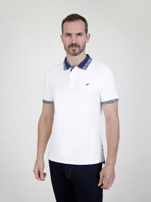 Root White S/S Polo