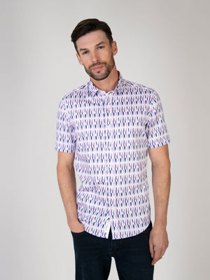 Selerno Sky & Pink S/S Shirt