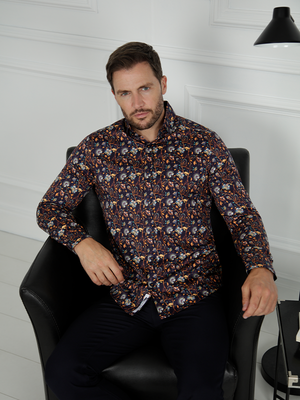 Scorch Navy Long Sleeved Shirt