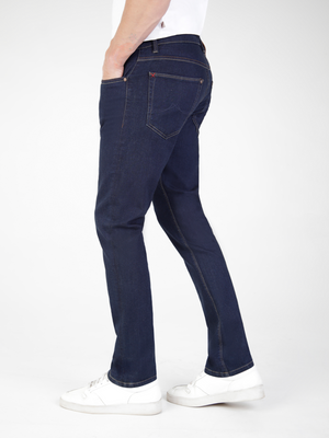 Straight Fit Mid Stretch Lot XX Shadow Raw Jeans