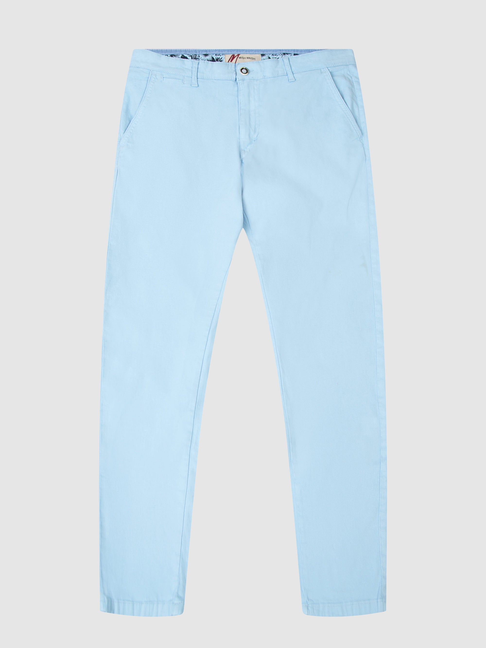 Tapered Fit Damage Sky Pant
