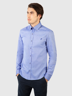 Regular Fit Summit Chambray Oxford Long Sleeve Shirt